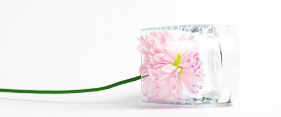 Naturkosmetik Blume Glas